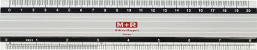 M+R Metall-Lineal 20cm 718200000 skaliert Alu