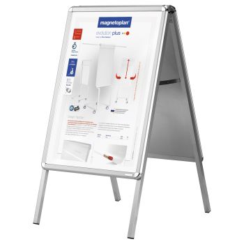 MAGNETOPLAN Plakatständer DIN A0 00017 mit Klapprahmen 886x1234mm