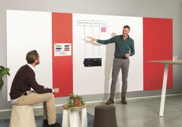 MAGNETOPLAN Infinity Wall X Acoustics 1010206 rot 490x1980mm