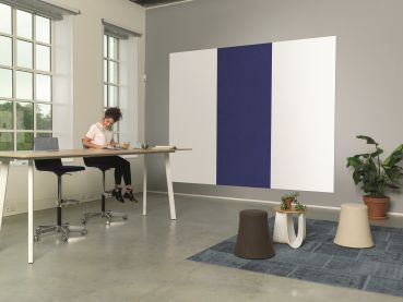 MAGNETOPLAN Infinity Wall X Acoustics 1010214 dunkelblau 490x1980mm