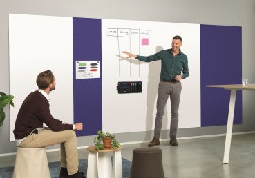 MAGNETOPLAN Infinity Wall X Acoustics 1011114 dunkelblau 980x1980mm