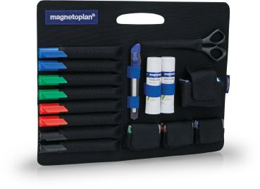 MAGNETOPLAN Moderatorentasche 39x35x12cm 11117 Messenger, inkl. Zubehör