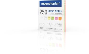 MAGNETOPLAN Static Notes 100x100mm 11250110 ass. 250 Stück