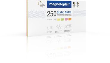 MAGNETOPLAN Static Notes 200x100mm 11250210 ass. 250 Stück