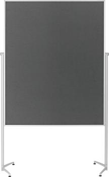 MAGNETOPLAN Design-Moderatorentafel Evo+ 1151101 Filz, grau 1200x1500mm