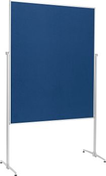 MAGNETOPLAN Design-Moderatorentafel Evo+ 1151103 Filz, blau 1200x1500mm