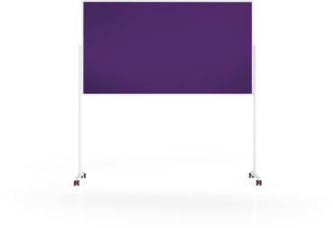 MAGNETOPLAN Design-Moderatorentafel VP 1181111 Filz, violett 1000x1800mm