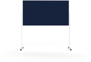 MAGNETOPLAN Design-Moderatorentafel VP 1181114 Filz, dunkelblau 1000x1800mm