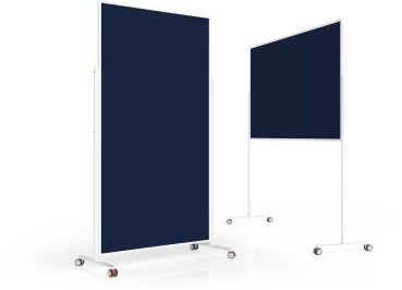 MAGNETOPLAN Design-Moderatorentafel VP 1181114 Filz, dunkelblau 1000x1800mm