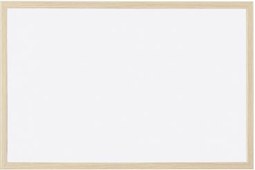 MAGNETOPLAN Whiteboard mit Holzrahmen 121925 Stahl 400x300mm