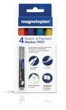 MAGNETOPLAN Kombimarker Pro+ 1228110 ass. 4 Stk.