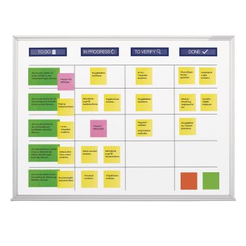 MAGNETOPLAN SCRUM Board 1800x1200mm 1240698 XL inkl. Zubehör