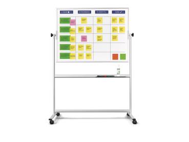 MAGNETOPLAN SCRUM Board 1800x1200mm 1240699 XL mobil inkl. Zubehör