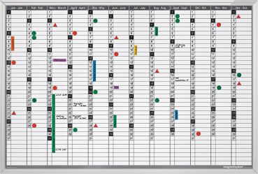 MAGNETOPLAN Plan-Set Jahresübersicht CC 1241012S Deutsch 920x625mm