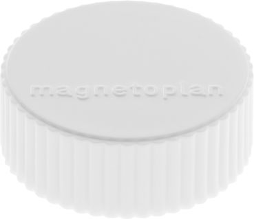 MAGNETOPLAN Magnet Discofix Magnum 1660000 weiss, ca. 2 kg 10 Stk.