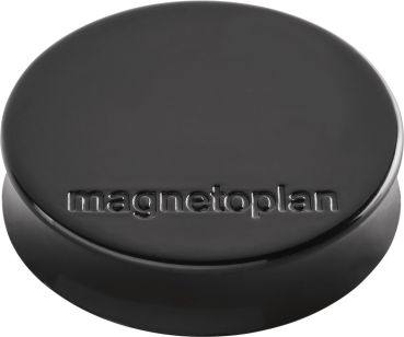 MAGNETOPLAN Magnet Ergo Medium 10 Stk. 1664012 schwarz 30mm