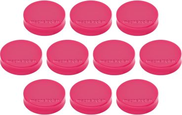 MAGNETOPLAN Magnet Ergo Medium 10 Stk. 1664018 pink 30mm