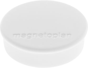 MAGNETOPLAN Magnet Discofix Hobby 24mm 1664500 weiss, ca. 0.3 kg 10 Stk.