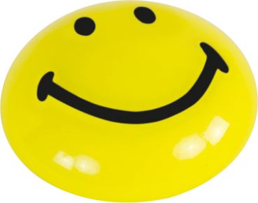 MAGNETOPLAN Smiley Magnete gelb-schwarz 16671 klein 20mm 8 Stk.