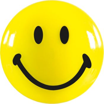 MAGNETOPLAN Smiley Magnete gelb-schwarz 16672 mittel 30mm 6 Stk.