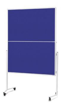 MAGNETOPLAN Moderatorentafel Filz blau 2111303 klappbar 1200x1500mm