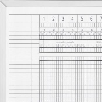 MAGNETOPLAN Urlaubs/Aktivitätenplaner 3703255 5 Tage, 30 MA 1500x450mm