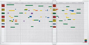 MAGNETOPLAN Urlaubs/Aktivitätenplaner 3703455 5 Tage, 45 MA, 1500x600mm