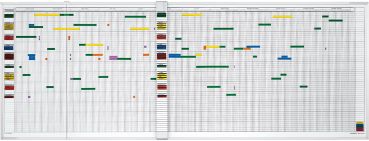 MAGNETOPLAN Urlaubs/Aktivitätenplaner 3707155 7 Tage, 60 MA 2000x750mm