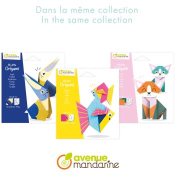 MANDARINE Origamipapier 12x12cm OR509C Mon petit Hund 20 Blatt