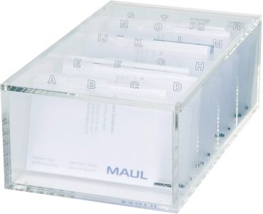 MAUL Visitenkartenbox 1956305 Acryl