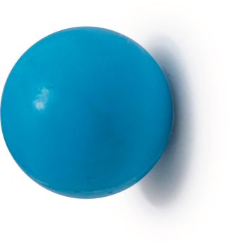 MAUL Magnet Neodym Silikon 12mm 6167535 Kugel, blau, 0.6kg 4 Stück