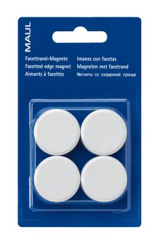 MAUL Magnete 30mm 6177202 weiss 4 Stück