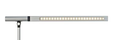 MAUL LED-Tischleuchte MAULrubia 8201595 silber, dimmbar, USB