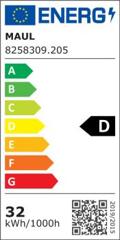 MAUL Stehleuchte LED MAULjaval 8258490 schwarz, dimmbar