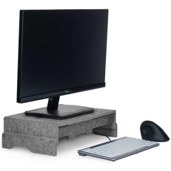 ME-FIRST Monitorständer Q-riser BNEQR110CLGY 110 Circular grau