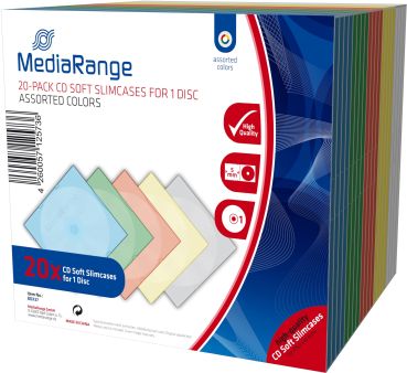 MEDIARANG 20 CD-Soft-Slimcase Color MR-12-573