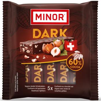 MINOR Schokoladenriegel 07305 Dark 5x22g