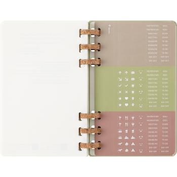 MOLESKINE Agenda Spiral Life Large 2025 056999271510 1W/1S 12M kiwi 13x21cm