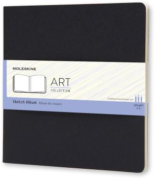 MOLESKINE Skizzenbuch 19x19cm 338-8 blanko schwarz