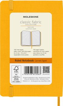 MOLESKINE Notizbuch Color 9x14cm 56598853063 orange, liniert, 192 Blatt