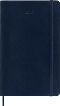 MOLESKINE Tageskalender 2024 56598856507 saphir, 1T/S, SC, L/A5