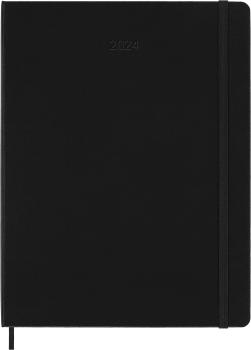 MOLESKINE Wochen-Notizkalender PRO 2024 56598856606 schwarz, 1W/2S, HC, XL