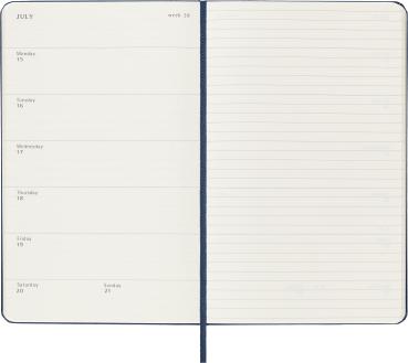 MOLESKINE Wochen-Notizkalender 2024 56598856613 saphir, 1W/S, HC, L/A5