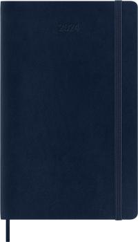 MOLESKINE Wochen-Notizkalender 2024 56598856644 saphir, 1W/S, SC, L/A5