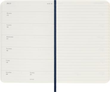 MOLESKINE Wochen-Notizkalender 2024 56598856712 saphir, 1W/S, SC, P/A6