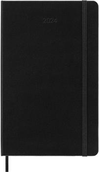 MOLESKINE Wochenkalender 2024 56598856798 schwarz, 1W/2S, HC, L/A5