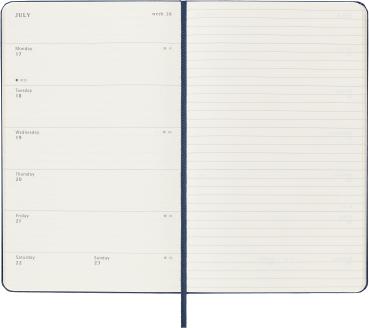 MOLESKINE Wochen-Notizkalender 23/24 56598856903 18M liniert HC saphir