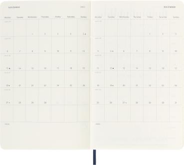 MOLESKINE Wochen-Notizkalender 23/24 56598856934 18M liniert SC saphir