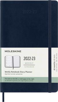 MOLESKINE Wochen-Notizkalender 23/24 56598856934 18M liniert SC saphir