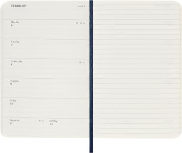 MOLESKINE Wochen-Notizkalender 23/24 56598856996 18M liniert SC saphir